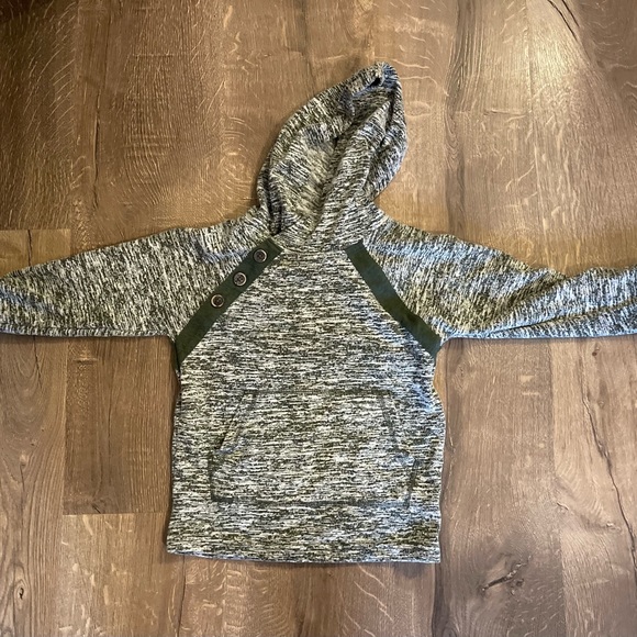 Cat and Jack- heather green lightweight pull over hoodie 4T - Picture 1 of 5